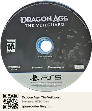 Dragon Age: The Veilguard PlayStation 5, NTSC disc