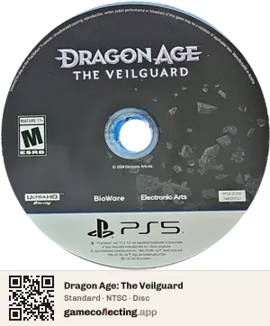 Dragon Age: The Veilguard PlayStation 5, NTSC disc