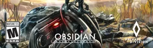 The Outer Worlds, the ESRB box on its front