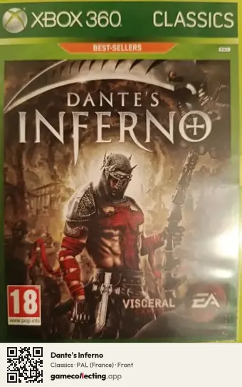 Dante's Inferno Xbox 360, France box front