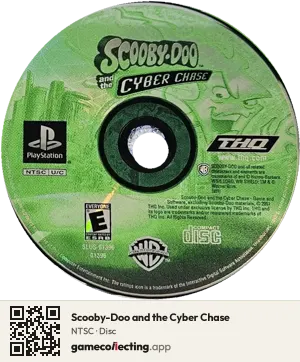 Scooby-Doo and the Cyber Chase PlayStation, NTSC disc