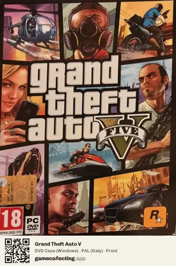 Grand Theft Auto V Computer, Italy box front