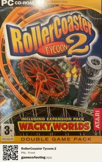 RollerCoaster Tycoon 2 Computer, PAL box front