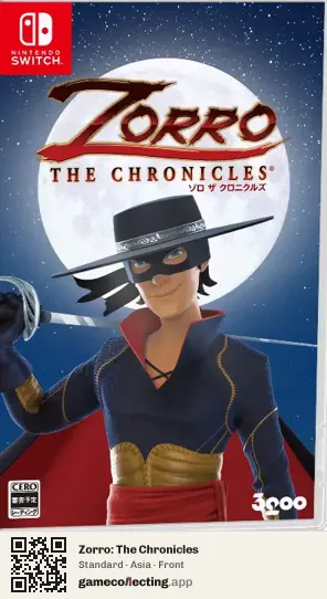 Zorro: The Chronicles Nintendo Switch, Asia box front