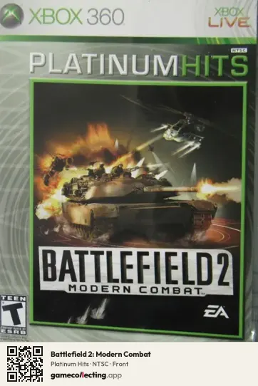 Battlefield 2: Modern Combat Xbox 360, NTSC box front