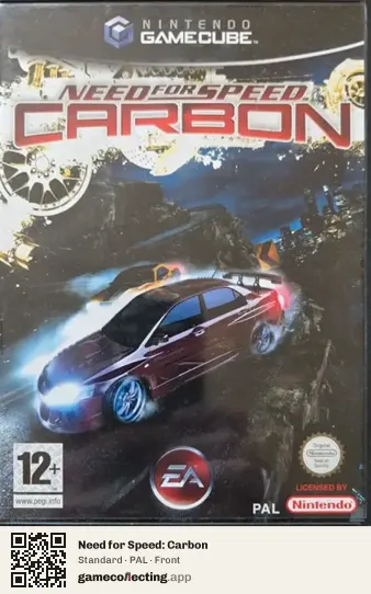 Need for Speed: Carbon Nintendo GameCube, PAL box front