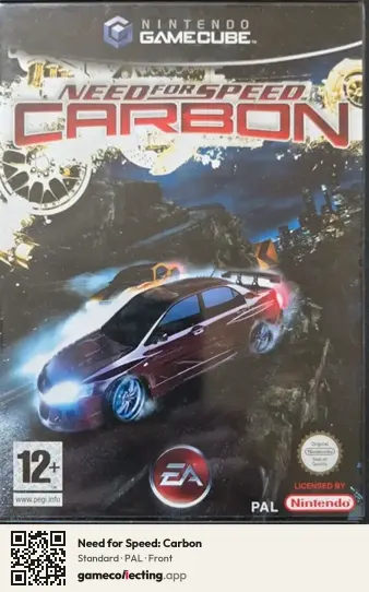 Need for Speed: Carbon Nintendo GameCube, PAL box front