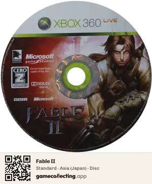 Fable II Xbox 360, Asia disc