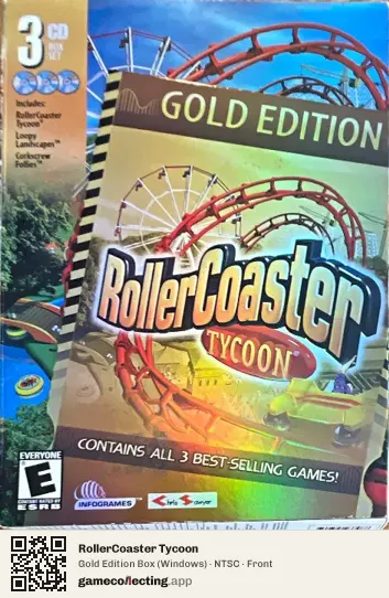 RollerCoaster Tycoon Computer, NTSC box front