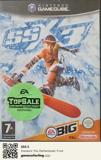 SSX 3 Nintendo GameCube, Netherlands box front