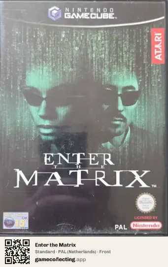 Enter the Matrix Nintendo GameCube, Netherlands box front