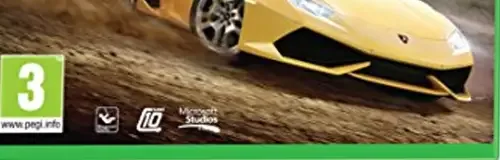 Forza Horizon 2, the PEGI square on its front