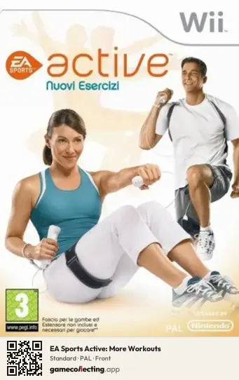 EA Sports Active: More Workouts Nintendo Wii, PAL box front