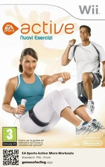 EA Sports Active: More Workouts Nintendo Wii, PAL box front