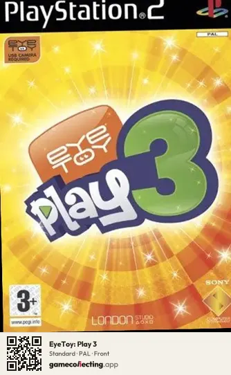 EyeToy: Play 3 PlayStation 2, PAL box front