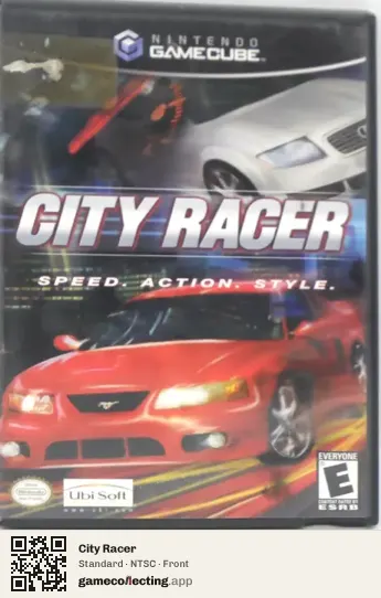 City Racer Nintendo GameCube, NTSC box front