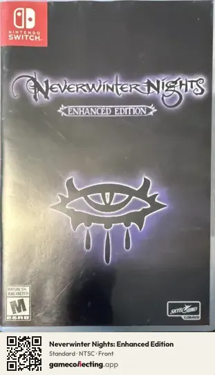 Neverwinter Nights: Enhanced Edition Nintendo Switch, NTSC box front