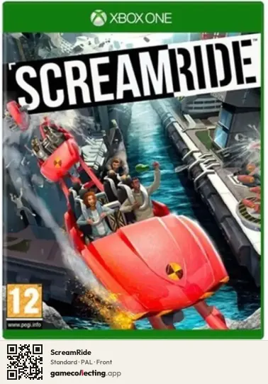 ScreamRide Xbox One, PAL box front