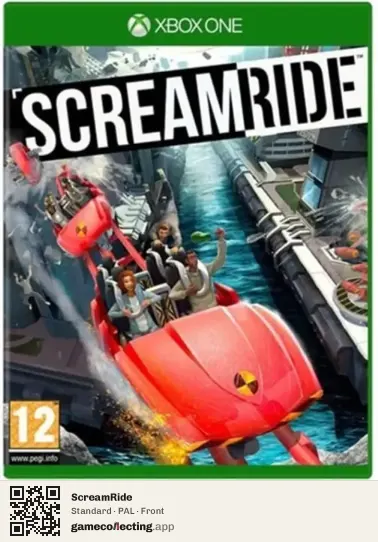 ScreamRide Xbox One, PAL box front