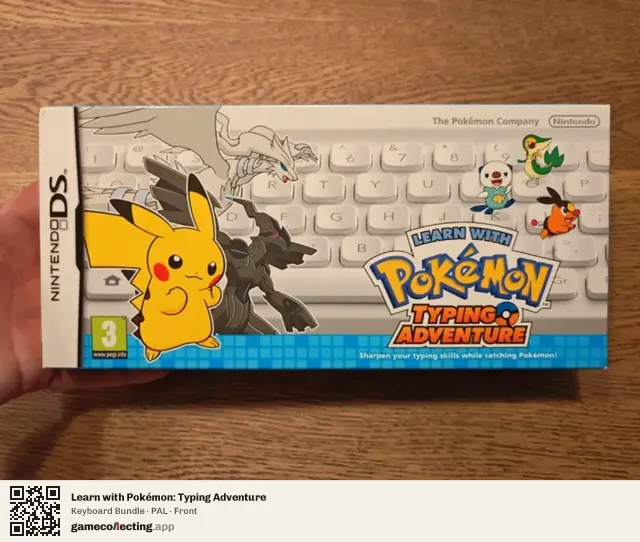 Learn with Pokémon: Typing Adventure Nintendo DS, PAL box front