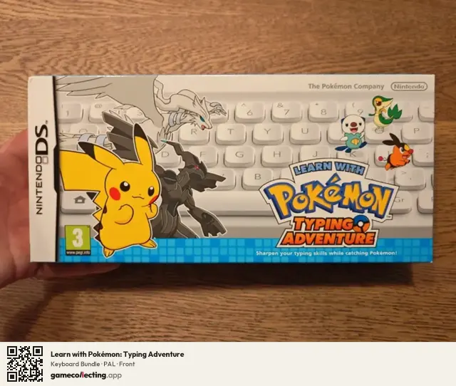 Learn with Pokémon: Typing Adventure Nintendo DS, PAL box front