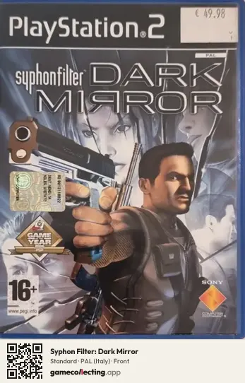 Syphon Filter: Dark Mirror PlayStation 2, Italy box front