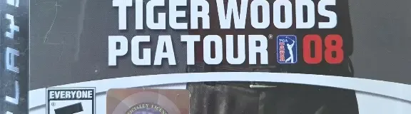 Tiger Woods PGA Tour 08, the ESRB box on its front