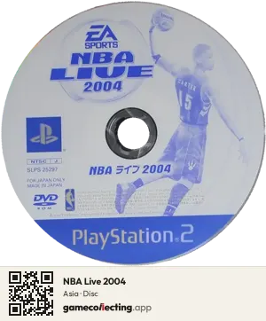 NBA Live 2004 PlayStation 2, Asia disc
