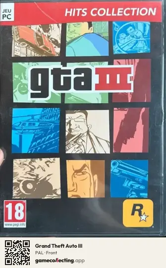 Grand Theft Auto III Computer, PAL box front