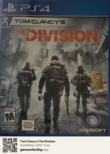 Tom Clancy's The Division PlayStation 4, NTSC box front