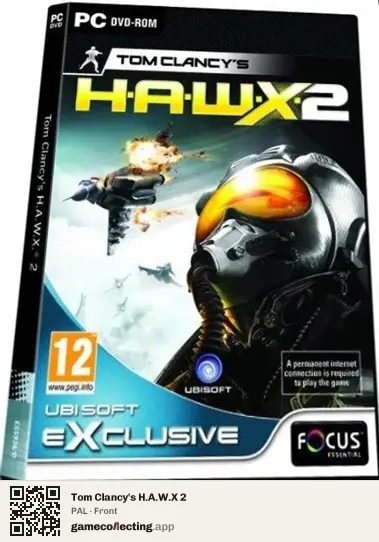 Tom Clancy's H.A.W.X 2 Computer, PAL box front