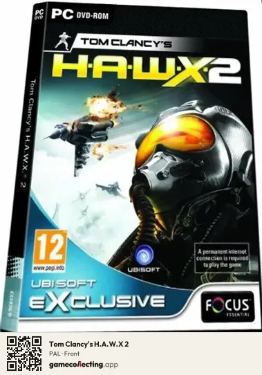 Tom Clancy's H.A.W.X 2 Computer, PAL box front