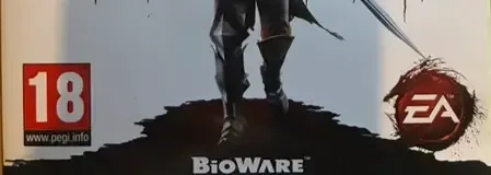 Dragon Age II, the PEGI square on its front