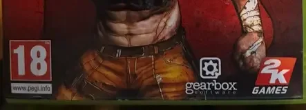 Borderlands, the PEGI square on its front