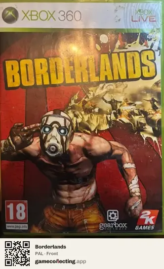 Borderlands Xbox 360, PAL box front