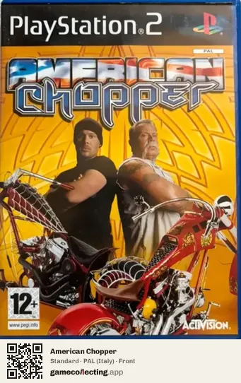 American Chopper PlayStation 2, Italy box front