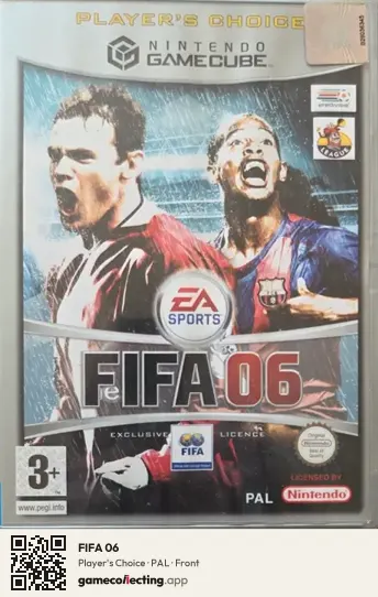 FIFA 06 Nintendo GameCube, PAL box front
