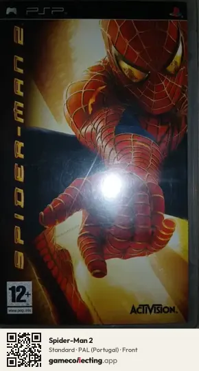 Spider-Man 2 PlayStation Portable, Portugal box front