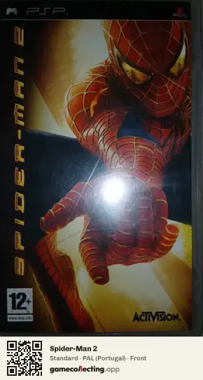 Spider-Man 2 PlayStation Portable, Portugal box front