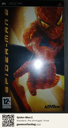 Spider-Man 2 PlayStation Portable, Portugal box front