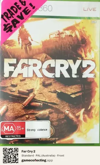 Far Cry 2 Xbox 360, Australia box front