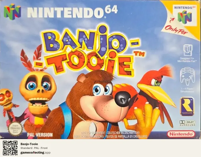 Banjo-Tooie Nintendo 64, PAL box front