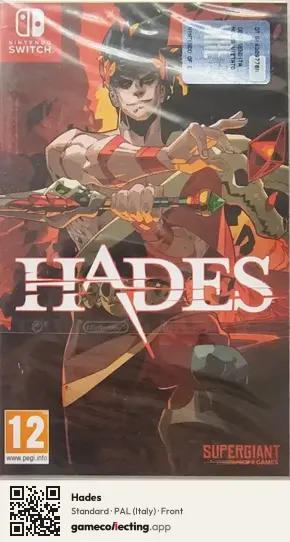 Hades Nintendo Switch, Italy box front
