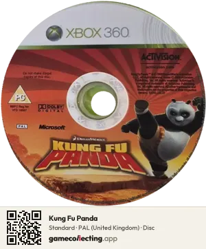 Kung Fu Panda Xbox 360, PAL disc