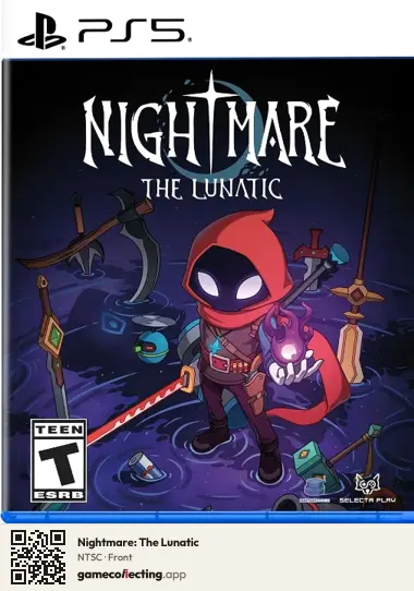 Nightmare: The Lunatic PlayStation 5, NTSC box front