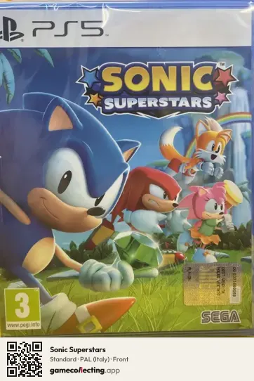 Sonic Superstars PlayStation 5, Italy box front