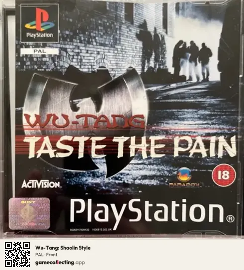 Wu-Tang: Shaolin Style PlayStation, PAL box front
