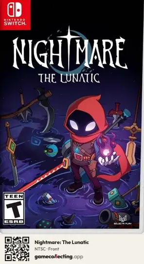 Nightmare: The Lunatic Nintendo Switch, NTSC box front