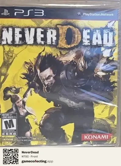 NeverDead PlayStation 3, NTSC box front