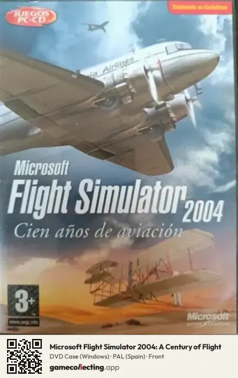 Microsoft Flight Simulator 2004: A Century of Flight Computer, Spain box front